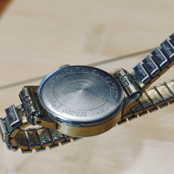 Bulova Caravelle Manual Wind Watch Vintage 1960 Water Resistant Stainless Steel main image 6